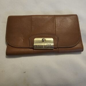 Coach Brown Leather Wallet